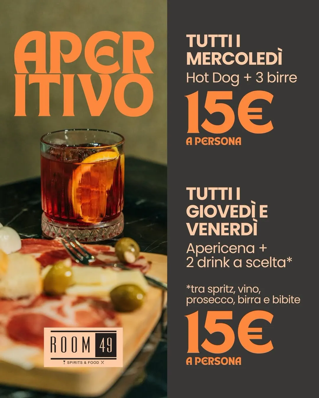 Aperitivo Room49